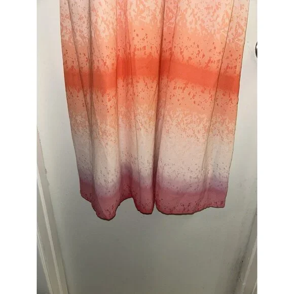 Luxology Dress MulticolorSleeveless Keyhole Neck Boho Spring Shift Dress 20W - Picture 4 of 7